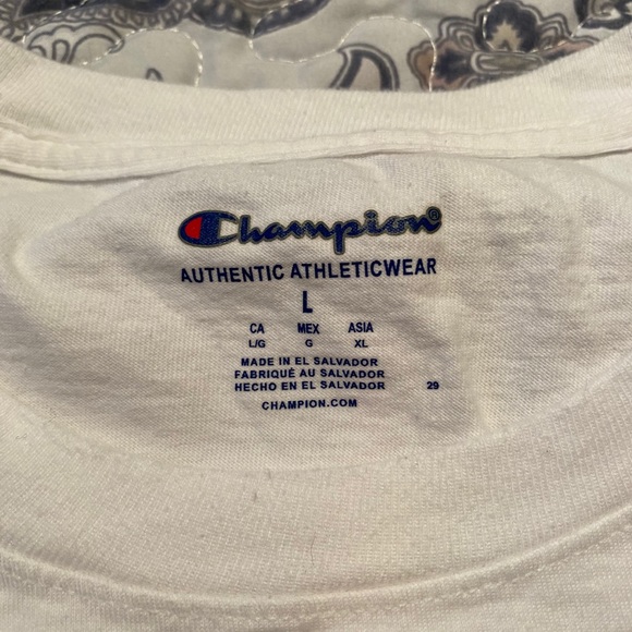 Champion white t-shirt UEC - Picture 5 of 5